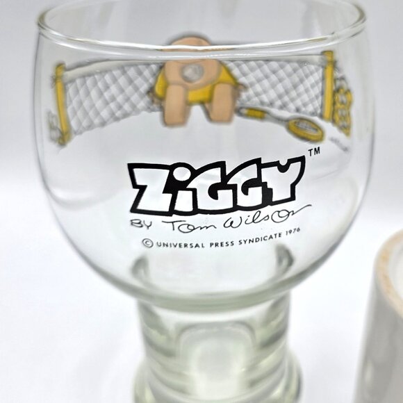 Vintage ZIGGY BY TOM WILSON COLLECTION of Coffee cup ~ Tennis Glass ~Trinket Box - Picture 5 of 14